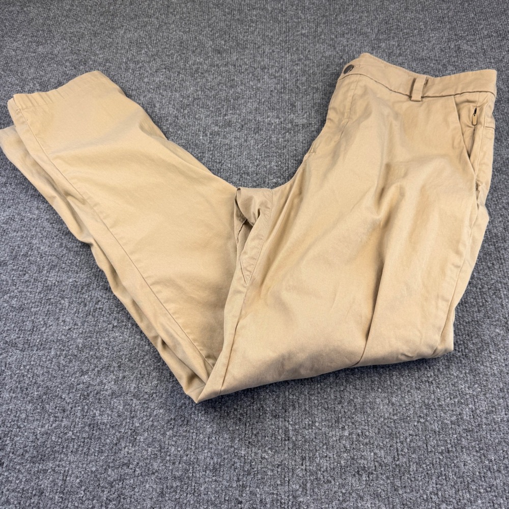 Lululemon Commission Pant Slim Mens 34 Tan Chino Warpstreme Stretch